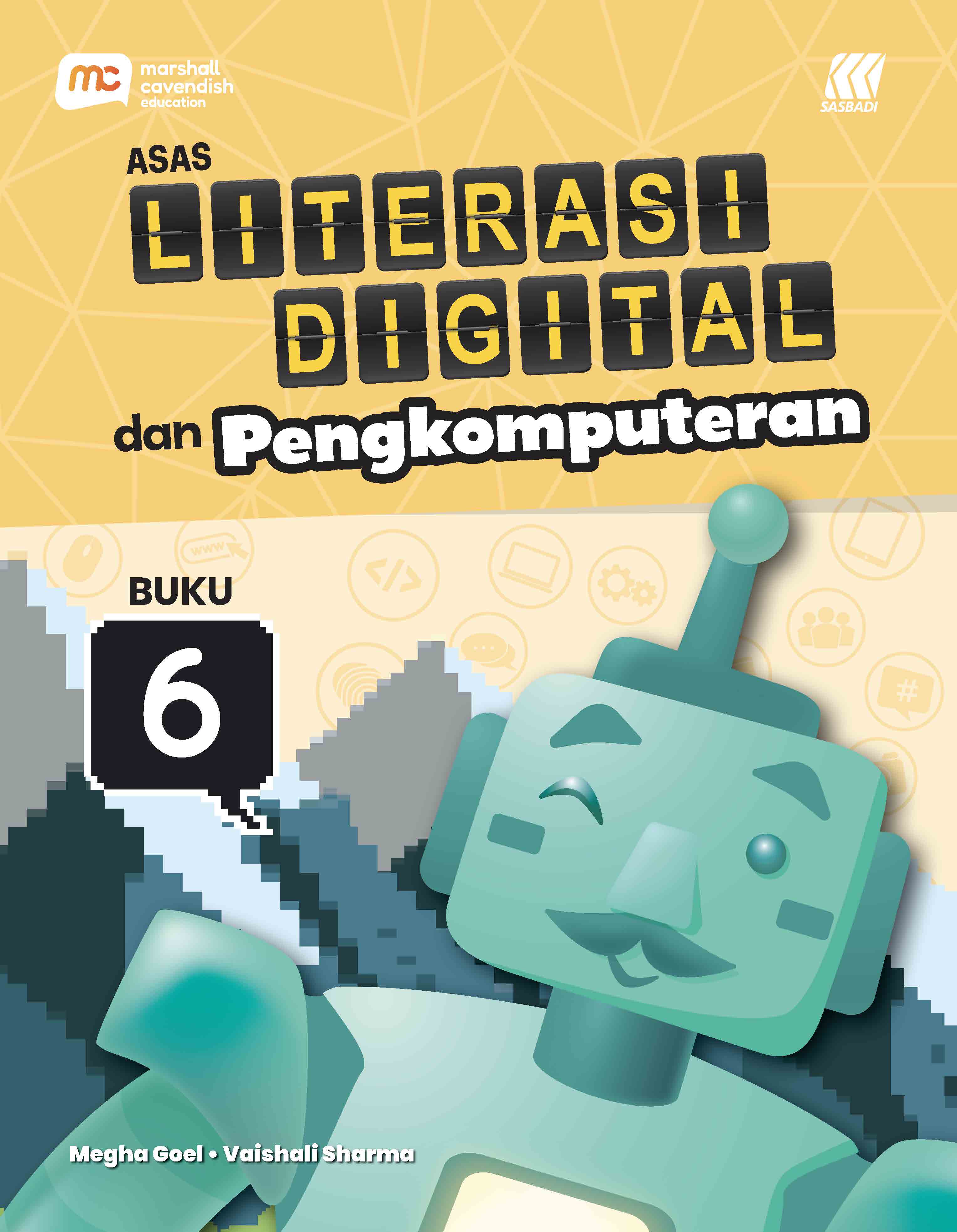 Asas Literasi Digital dan Pengkomputeran Buku 6 Cover